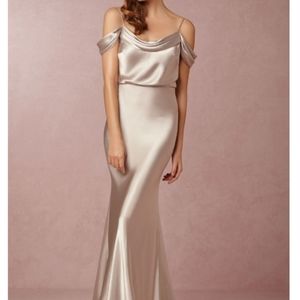 Jenny Yoo Sabine Bridesmaids Dress Color-Latte